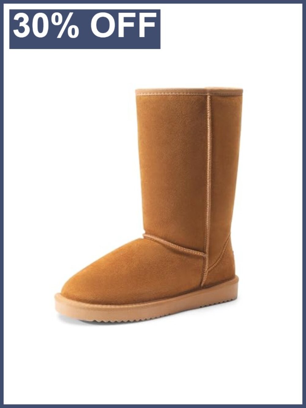 Women's High-top Winter Warm Snow Boots Faux Fur Lined Calf High
